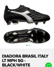 Diadora Brazil Italy Football Boots (made In Italy🇮🇹) LT MPH Size 6 BNIB #D