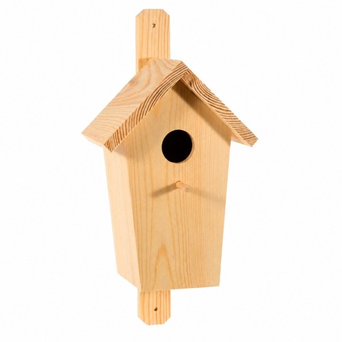 Large wooden hanging bird - large,