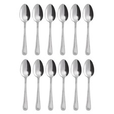 Bead Pattern Dessert Spoons