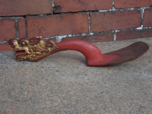 Antique wooden rice - antique,