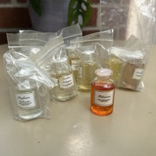 Perfume Making Oils Cute Set Vintage Glass Bottles X9 First Impressions