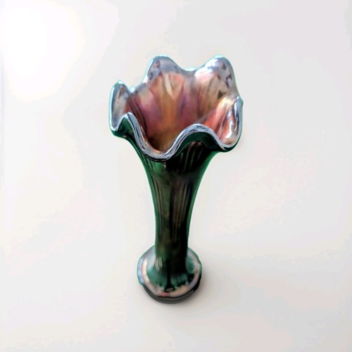 Antique kralik bohemian green - antique,