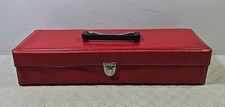 Vintage Retro Vinyl 21 Cassette Storage Case Carry Box Holds 21 Tapes VGC 1980s
