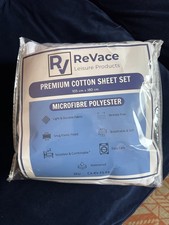 Campervan Roof Bed Mattress Fitted Sheet, Cotton Outer, Waterproof & Elasticated