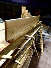 Solid oak Window board - Window sill - 20-25-30mm thick- Bullnose double round