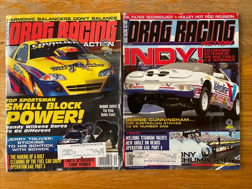 Drag racing action magazines - drag,