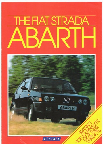 Fiat strada abarth 130 - fiat,