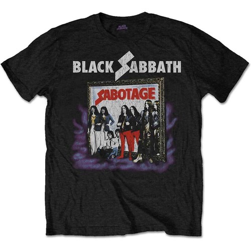 Black sabbath shirt sabotage - black,