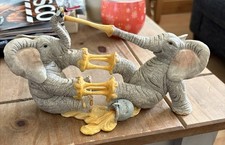 Tuskers Love is a Stretch Figurine – Vintage Collectable – Elephants – 1995