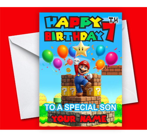 Super mario kart personalised - super,