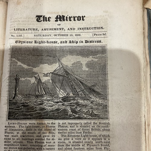 Antique print 1823 eddystone - print,