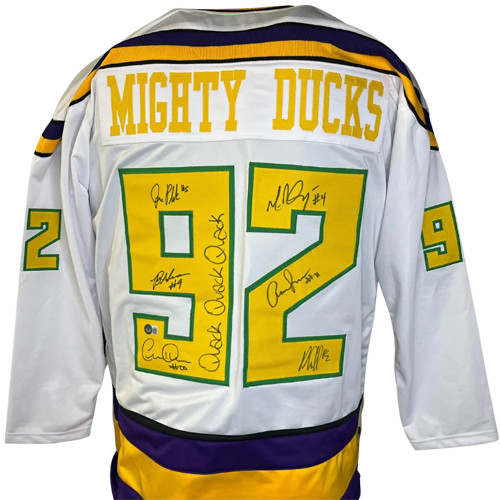 Mighty ducks cast autographed - cast,
