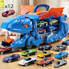 Truck car dinosaur transport - car,