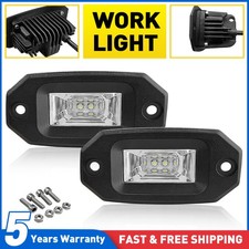 2X 3" Flush Mount LED Work