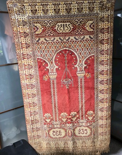 Vintage turkish prayer rug - vintage,
