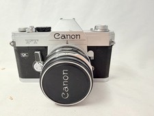 Old Vtg CANON FT Camera Silver