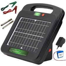 Solar Powered Electric Fence Charger 5 Km 0.25 Joules Output(9-11KV)