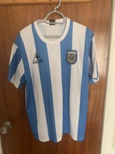 Argentina 1986 World Cup winning shirt (Maradona 10) 