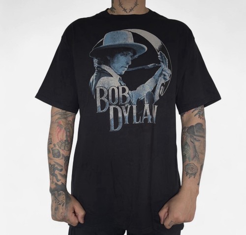 Bob dylan black graphic tee - bob,