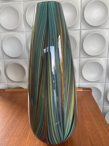 Vintage vase murano green - vintage,