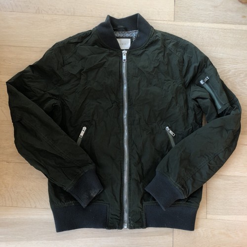 Zara mens bomber - jacket, khaki