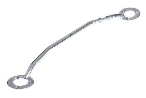 Polished aluminum strut brace - aluminum,