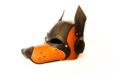 puppy dog mask real leather Gimp Roleplay BDSM