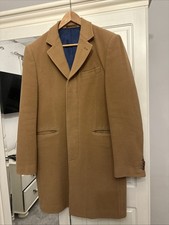 Men’s Size M Camel Colour M&S Collection Luxury Coat With Cashmere