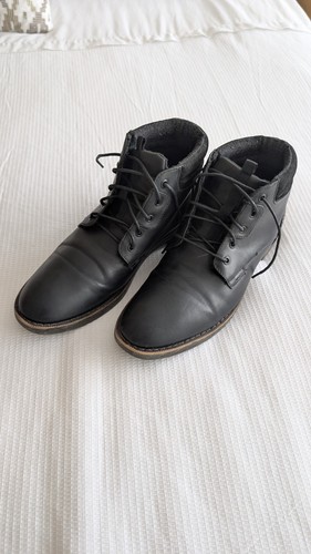 Mens size black lace up - mens,