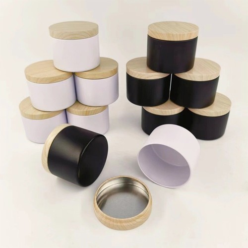 Empty candle tin containers - candle,