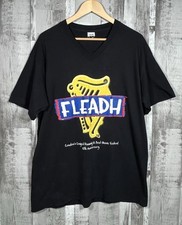 Vintage Fleadh Festival T-Shirt 1999 Van Morrison MacGowan Costello 90's XL