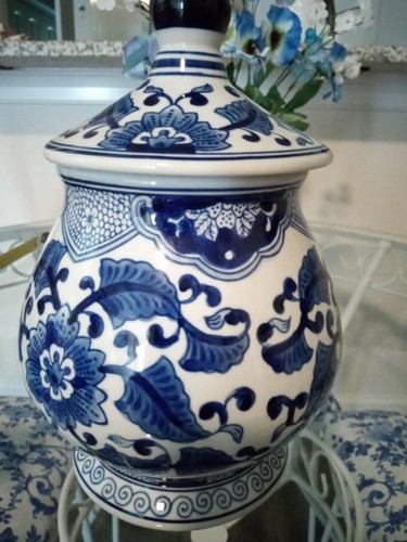 Chinoiserie chinese ginger jar - chinoiserie,