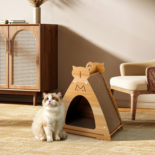 Cat scratcher house kitten - house,