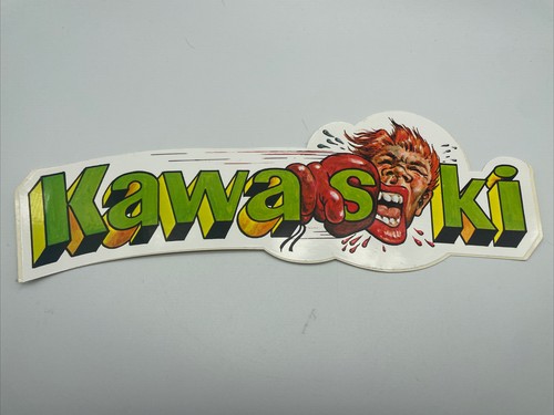 Kawasaki vintage decal - decal, /