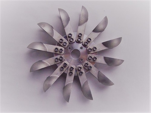 Pelton water wheel turbine - wheel,