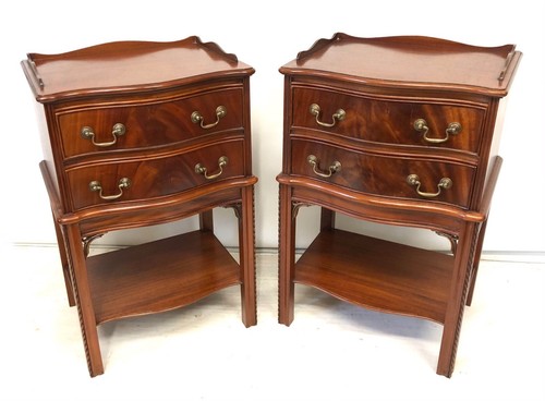 Pair mahogany brights - pair, of