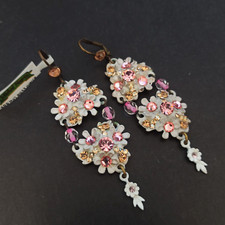 Michal Negrin Earrings White