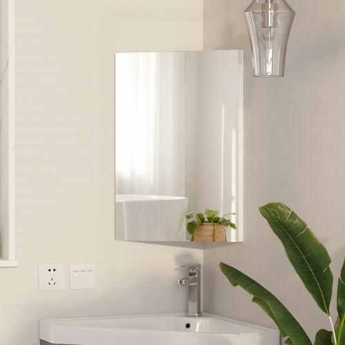 Corner bathroom mirror - corner,