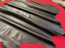 Black leather hides - hides, skins