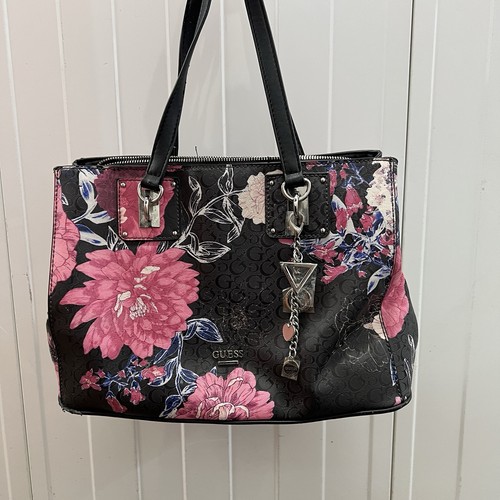 Guess floral logo tote bag - floral,