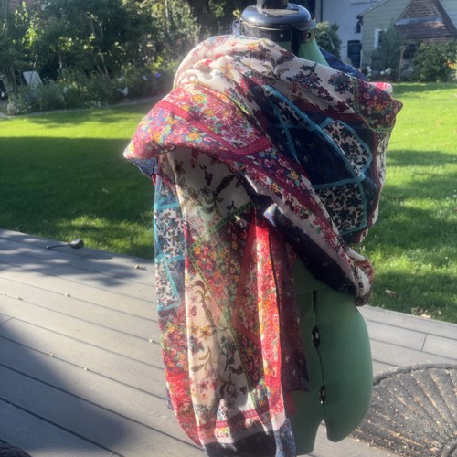 Designer floral paisley shawl - paisley,