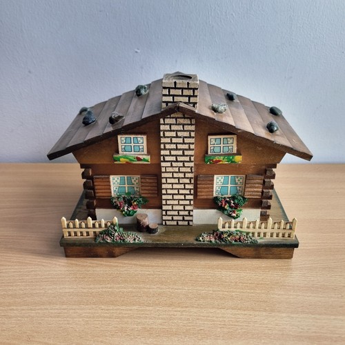 Vintage wooden swiss chalet - vintage,