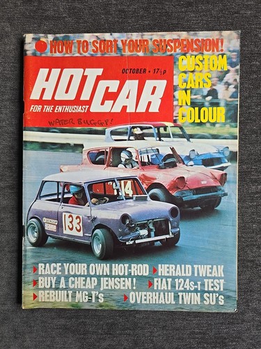 Hot car magazine october 1971 - hot,