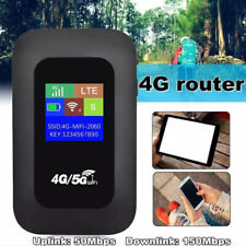 Portable Unlocked 5G LTE Wireless WiFi Router Mobile Broadband LCD MIFI Hotspot