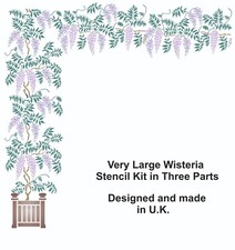 Mylar Wisteria Stencil Large