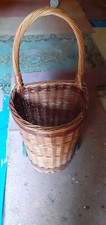 wicker trolley basket