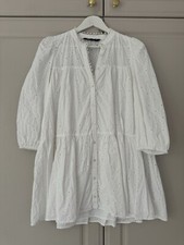 Zara White Broderie Anglaise