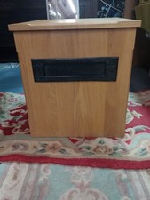 Solid Oak Hotel Key Drop Off Chest, Suggestion Box, Letterbox Chest