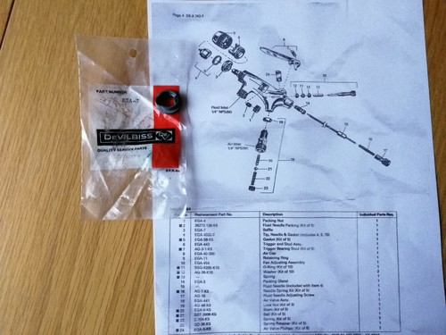 New devilbiss ega spray - ega, gun