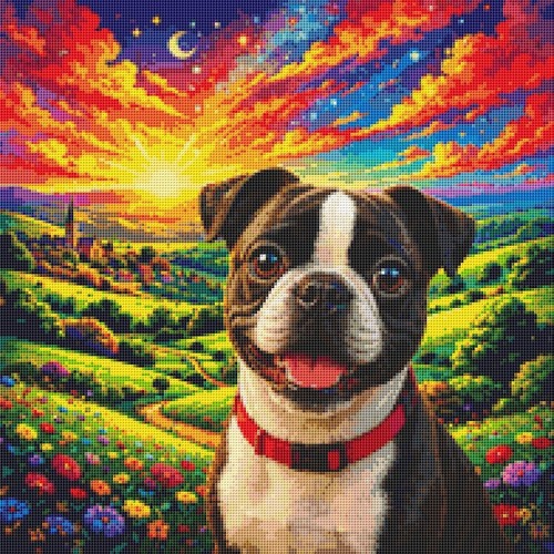 Boston terrier pug - boston,